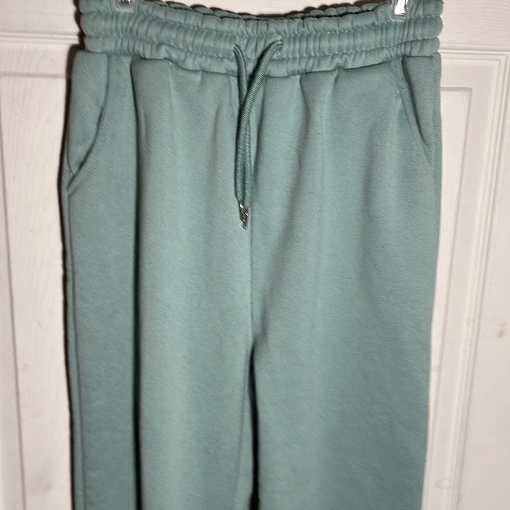 SHEIN Jogger Sweat Pants Elastic Drawstring Waist Front Pockets - Picture 3 of 5